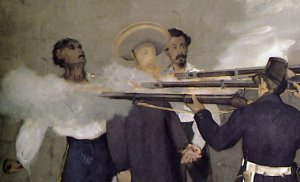 Manet, L'execution de Maximilien, particolare